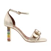 Poitin Sandal Kurt Geiger , Yellow , Dames