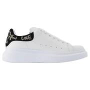 Leather sneakers Alexander McQueen , White , Dames