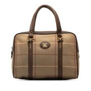 Pre-owned Fabric handbags Burberry Vintage , Brown , Dames