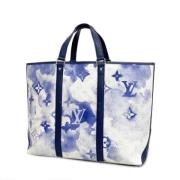 Pre-owned Fabric louis-vuitton-bags Louis Vuitton Vintage , Blue , Dam...