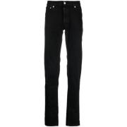 Skinny fit jeans van katoen met zakken A.p.c. , Black , Heren