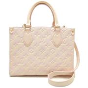 Pre-owned Fabric louis-vuitton-bags Louis Vuitton Vintage , Beige , Da...