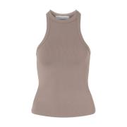 IJzeren Tanktop Bruin Anine Bing , Brown , Dames