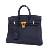 Pre-owned Fabric handbags Hermès Vintage , Blue , Dames