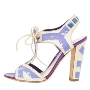 Pre-owned Leather sandals Sergio Rossi Pre-owned , Multicolor , Dames