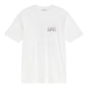 Bedrukt T-shirt Anine Bing , White , Dames