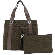 Pre-owned Fabric handbags Bvlgari Vintage , Brown , Dames