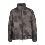 Camouflage Feather Down Jacket Aspesi , Gray , Heren