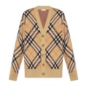 Wollen vest Burberry , Beige , Heren