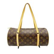 Pre-owned Canvas shoulder-bags Louis Vuitton Vintage , Brown , Dames