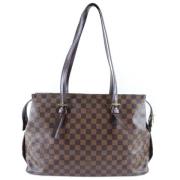 Pre-owned Fabric shoulder-bags Louis Vuitton Vintage , Brown , Dames