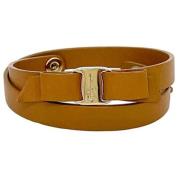 Pre-owned Leather bracelets Salvatore Ferragamo Pre-owned , Brown , Da...