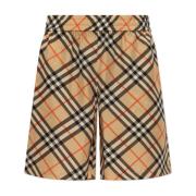 Zijden shorts Burberry , Beige , Heren