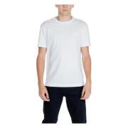 Katoenen Heren T-shirt Polo Collectie Calvin Klein , White , Heren