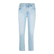 Originele Cropped Jeans voor Vrouwen Levi's , Blue , Dames
