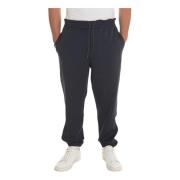 Stretch Joggerbroek met Strikkoord Emporio Armani , Blue , Heren