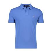 Blauw poloshirt korte mouw Ralph Lauren , Blue , Heren