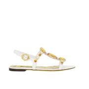 Versierde Sandalen in Lakleer Dolce & Gabbana , Multicolor , Dames