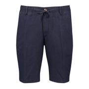 Donkerblauwe Chino Shorts Gardeur , Blue , Heren