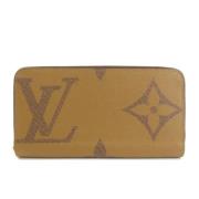 Pre-owned Leather wallets Louis Vuitton Vintage , Brown , Dames