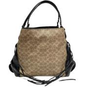 Pre-owned Fabric totes Coach Pre-owned , Beige , Dames