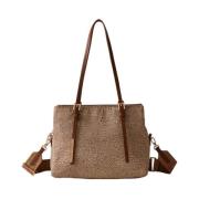 Middelgrote Winkel Tas Beige/Bruin Borbonese , Brown , Dames