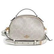 Pre-owned Fabric shoulder-bags Coach Pre-owned , White , Dames