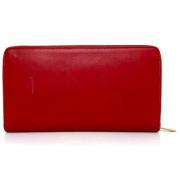 Pre-owned Leather wallets Celine Vintage , Red , Dames