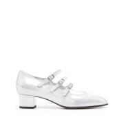 Witte Lakleren Mary-Jane Hakken Carel , White , Dames