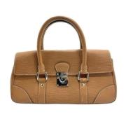 Pre-owned Leather louis-vuitton-bags Louis Vuitton Vintage , Beige , D...