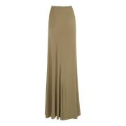 Asymmetrische Zijden Maxi Rok Cortana , Green , Dames