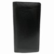 Pre-owned Leather wallets Louis Vuitton Vintage , Black , Dames