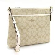 Pre-owned Plastic shoulder-bags Coach Pre-owned , Beige , Dames