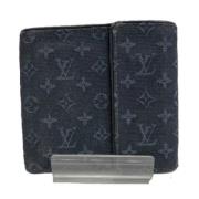 Pre-owned Fabric wallets Louis Vuitton Vintage , Blue , Dames