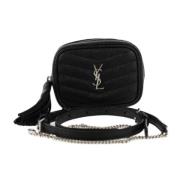 Pre-owned Fabric shoulder-bags Yves Saint Laurent Vintage , Black , Da...