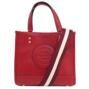 Pre-owned Leather handbags Coach Pre-owned , Red , Dames