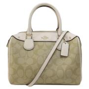 Pre-owned Plastic handbags Coach Pre-owned , Beige , Dames