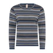 Gestreepte Pullover Blouse Indigo Skovhuus , Multicolor , Dames