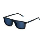 Blauwe Spiegelende Zonnebril Lite 1 Police , Blue , Heren