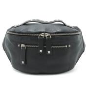 Pre-owned Leather crossbody-bags Valentino Vintage , Black , Dames