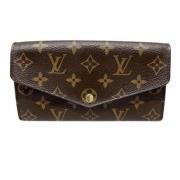 Pre-owned Canvas wallets Louis Vuitton Vintage , Brown , Dames