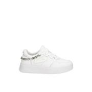 Witte Leren Sneakers voor Vrouwen Alberto Guardiani , White , Dames