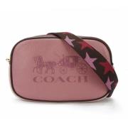 Pre-owned Leather shoulder-bags Coach Pre-owned , Pink , Dames