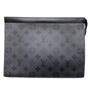 Pre-owned Fabric louis-vuitton-bags Louis Vuitton Vintage , Black , Da...