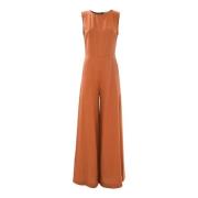 Metallic Bruin Jumpsuit Jurk Kocca , Brown , Dames