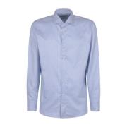 Blauwe Overhemden Camisas Canali , Blue , Heren