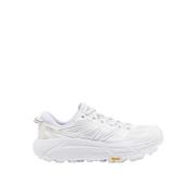 Ademende Mesh Sneakers met TPU Details Hoka One One , White , Heren