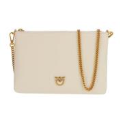 Love Birds Clutch met Diamond Cut Pinko , Beige , Dames