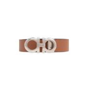 Omkeerbare riem Salvatore Ferragamo , Brown , Heren