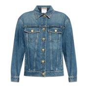 Denim jas Moschino , Blue , Dames